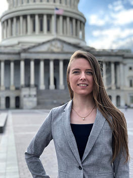 Photo of Schar School of Policy and Government student Barbara Montgomery