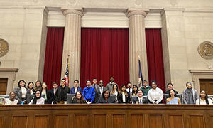 JPLC students at the Virginia Supreme Court
